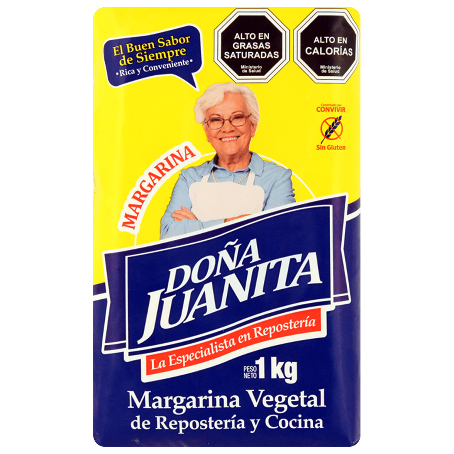 MARGARINA DOÑA JUANITA 1 K DONA JUANITA KG. 1X12