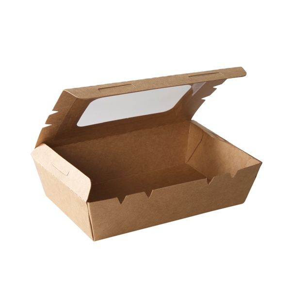 Caja Kraft Con Ventana 700 Ml  un