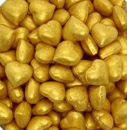 Corazón Dorado 3D